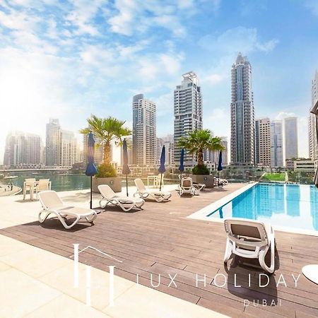 Lux Contemporary Suite With Full Marina View 6 Dubai Eksteriør bilde