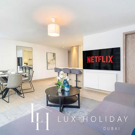 Lux Contemporary Suite With Full Marina View 6 Dubai Eksteriør bilde