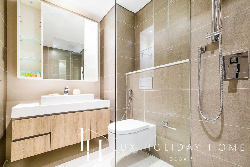 Lux Contemporary Suite With Full Marina View 6 Dubai Eksteriør bilde