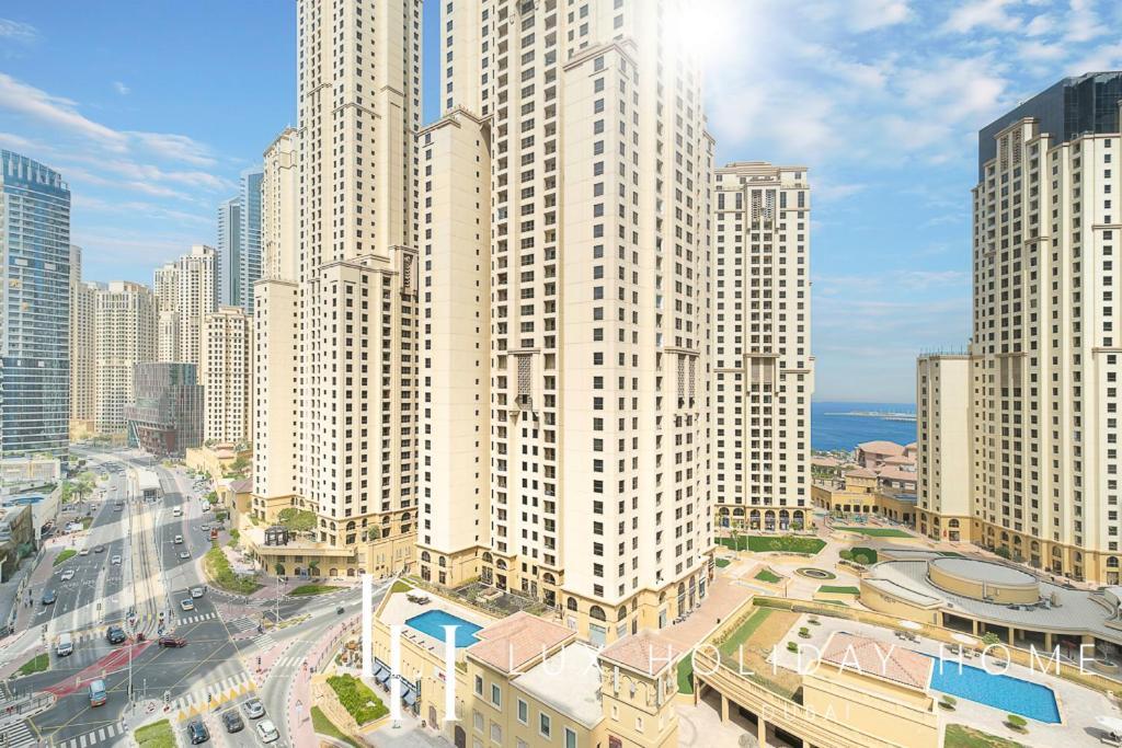 Lux Contemporary Suite With Full Marina View 6 Dubai Eksteriør bilde