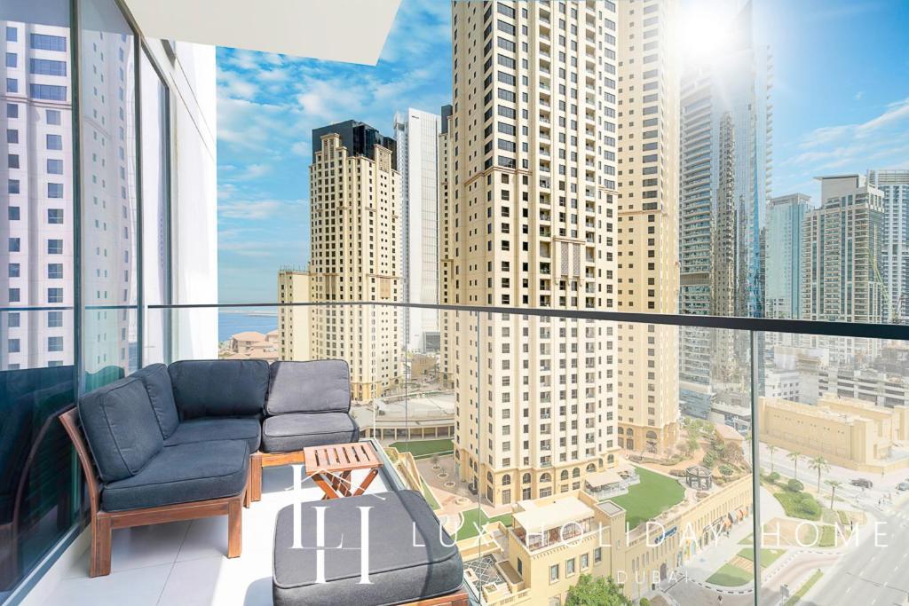 Lux Contemporary Suite With Full Marina View 6 Dubai Eksteriør bilde