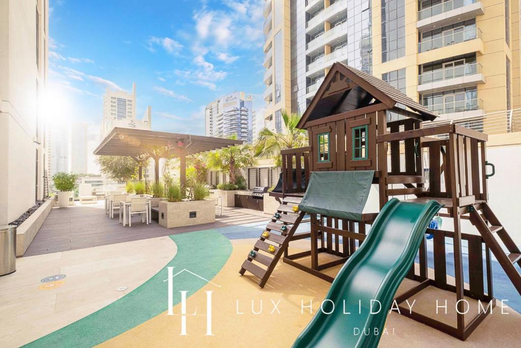 Lux Contemporary Suite With Full Marina View 6 Dubai Eksteriør bilde