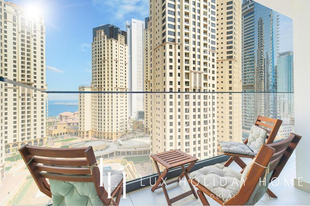 Lux Contemporary Suite With Full Marina View 6 Dubai Eksteriør bilde