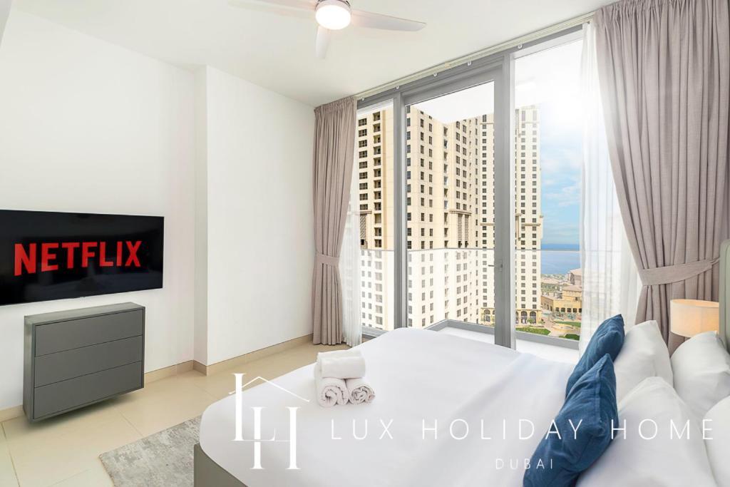 Lux Contemporary Suite With Full Marina View 6 Dubai Eksteriør bilde